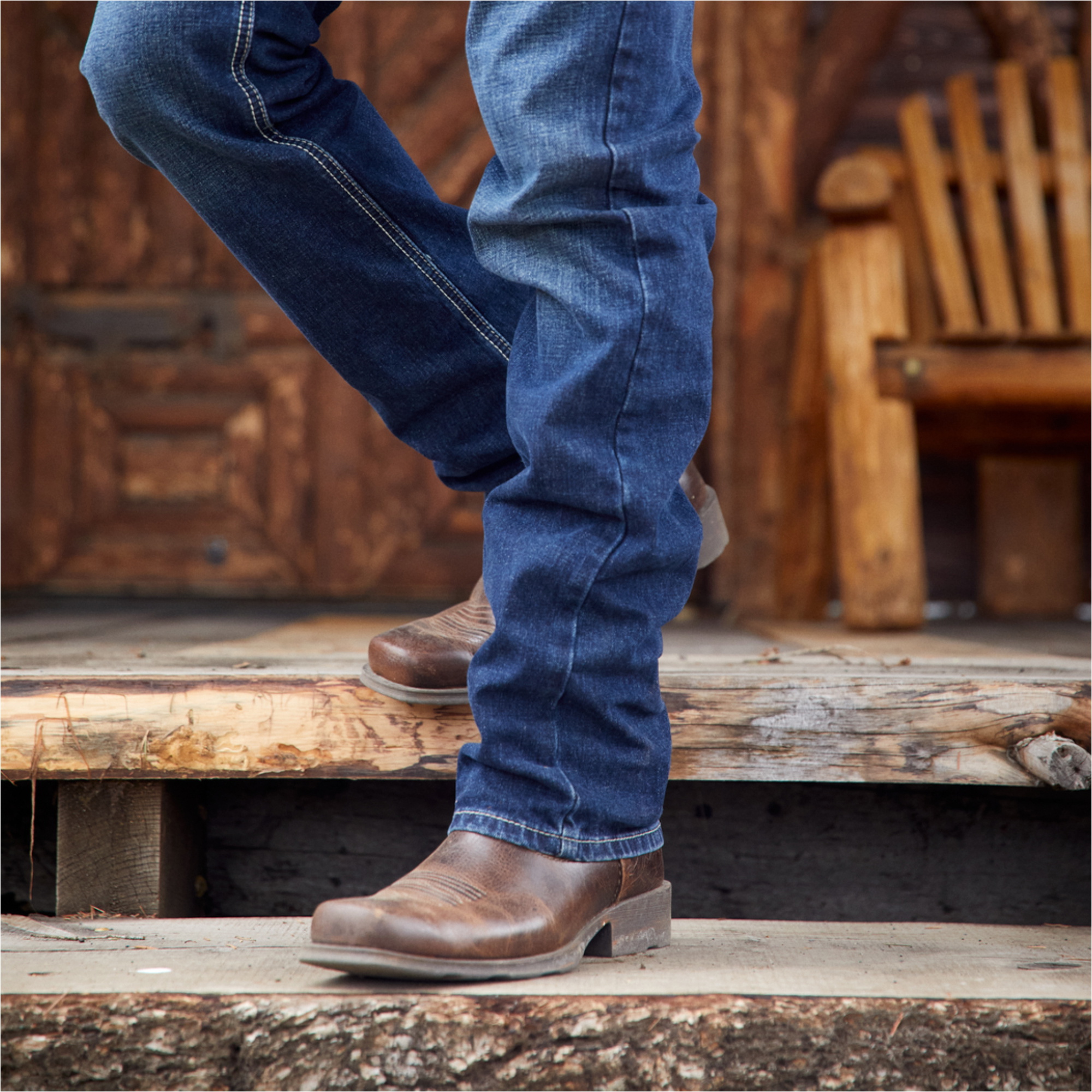 2025 Ariat Mens Rambler Western Boot 10015307 - Wicker